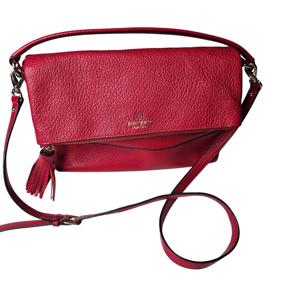 Kate Spade New York Leather Southport Avenue Maria Top Handle Crossbody - Picture 1 of 9